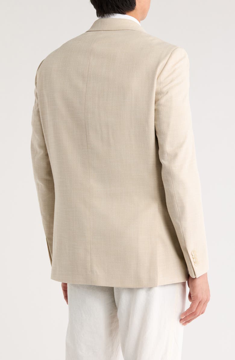 Tommy Hilfiger Tan Solid Notch Lapel Sport Coat, Alternate, color, Tan