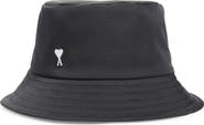 AMI PARIS Ami de Coeur Stud Technical Twill Bucket Hat