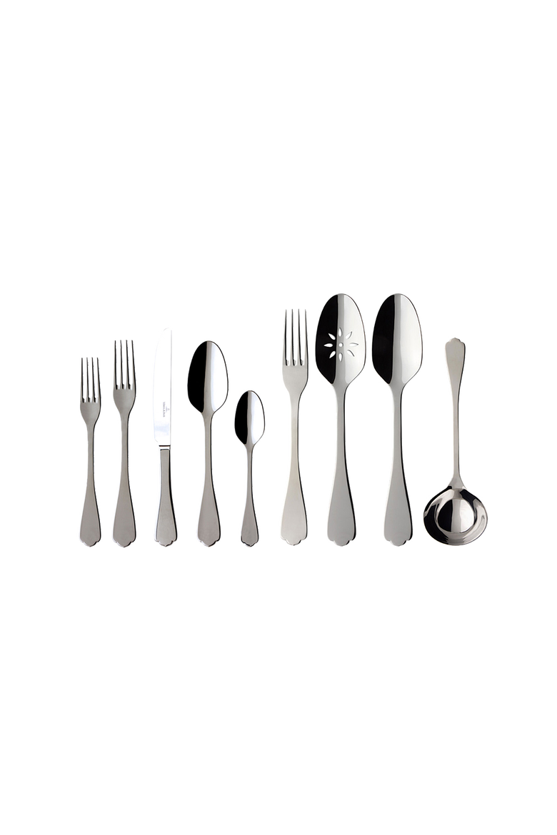 Medina 64 Piece Set, Main, color, silver/platinum