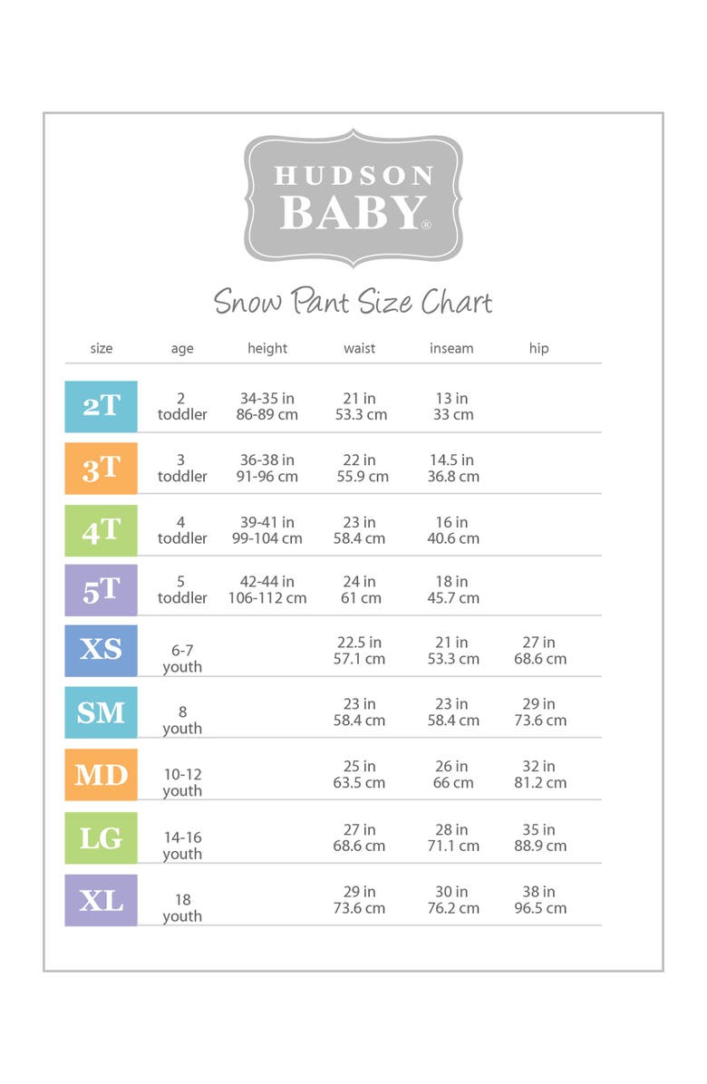 Hudson Baby Snow Pants, Alternate, color, Black