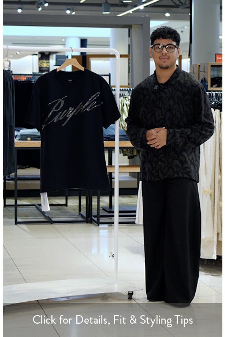 Crystal Embellished Logo Graphic T-Shirt video