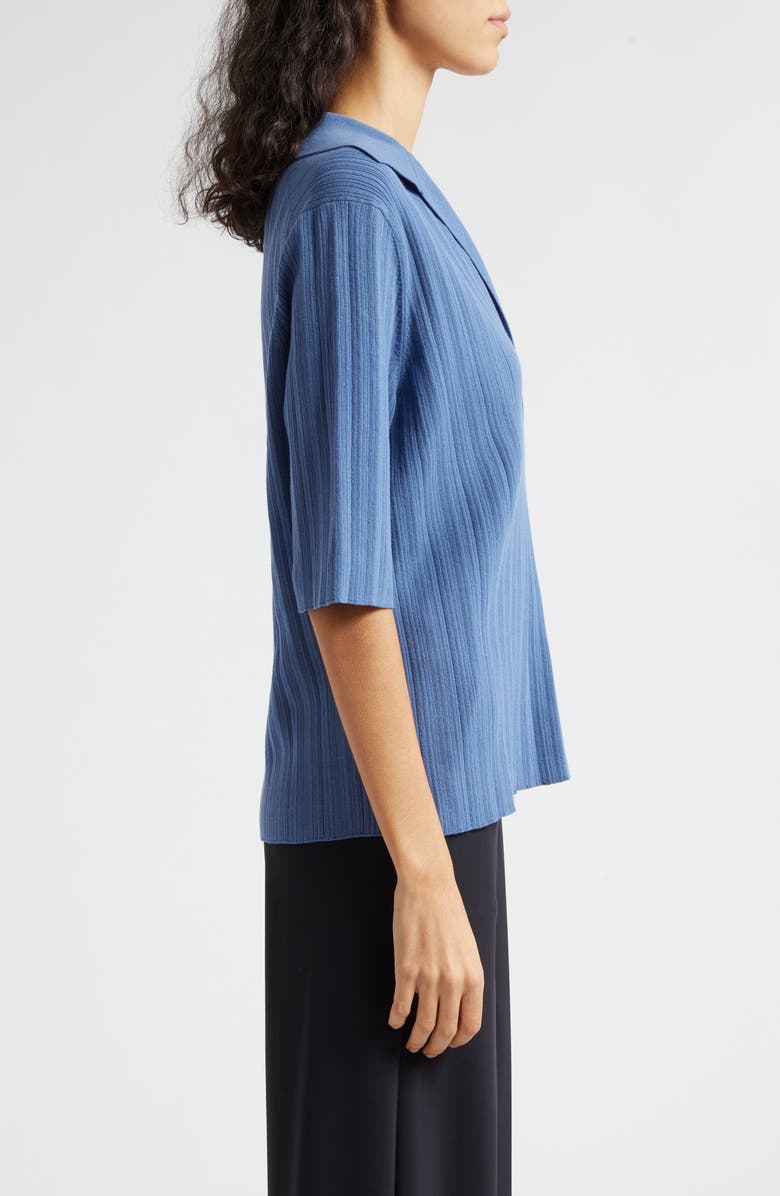 Vince Polo Sweater, Alternate, color, Azurite