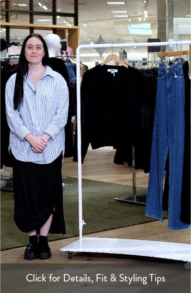 Cargo Sleeve Rib Sweater, sales video thumbnail