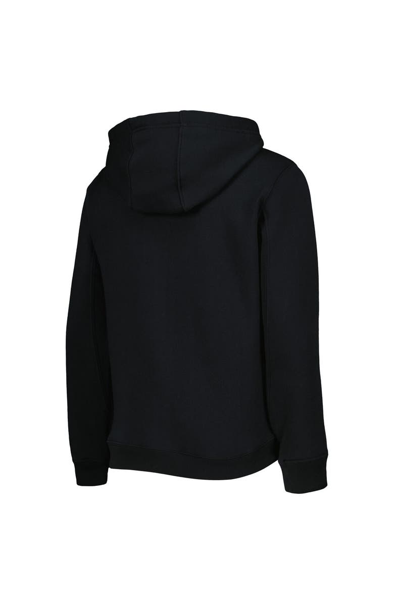 Outerstuff Youth Black Pittsburgh Pirates Wordmark Full-Zip Fleece Hoodie, Alternate, color, Black