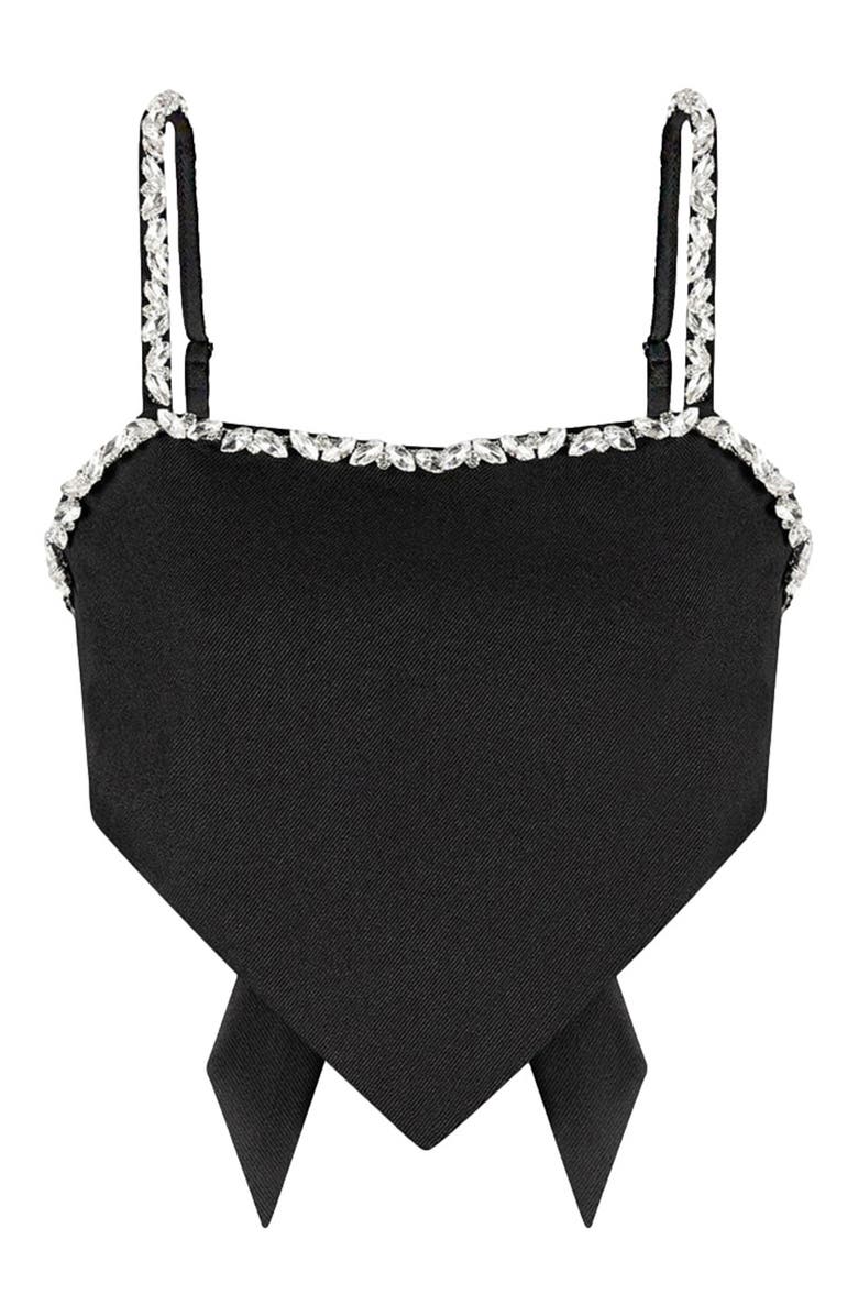 Manière De Voir Eloise Embellished Strap Handkerchief Top, Alternate, color,