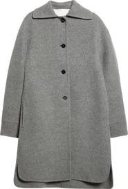 Jil Sander Relaxed Virgin Wool Coat