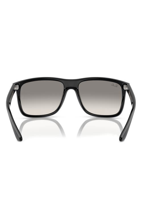 Ray Ban Ray-ban 60mm Gradient Square Sunglasses In Black