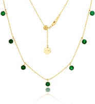 Graziela Emerald Floating Necklace