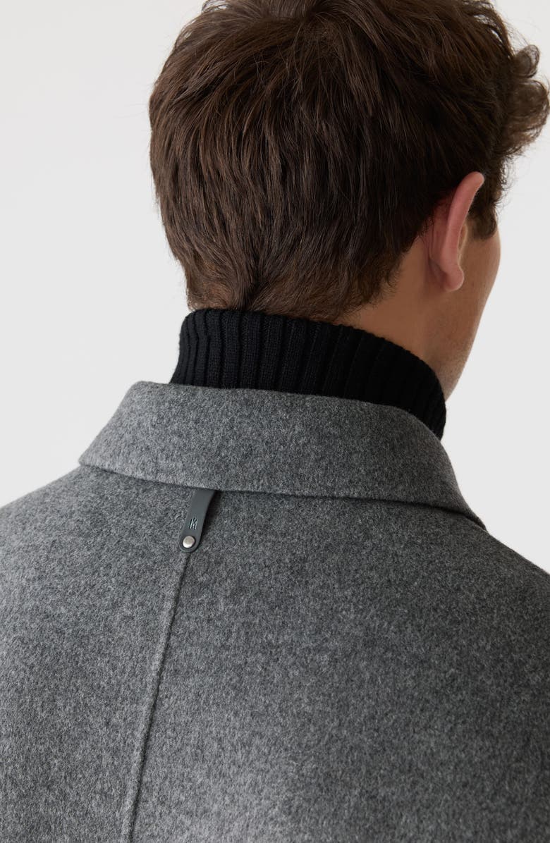 Mackage Beckett Wool Coat, Alternate, color, Carbon Mix