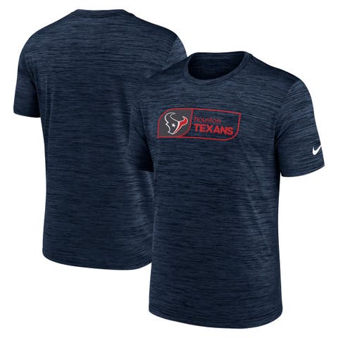 Men's Nike Navy Houston Texans Velocity Jock Tag Performance T-Shirt
