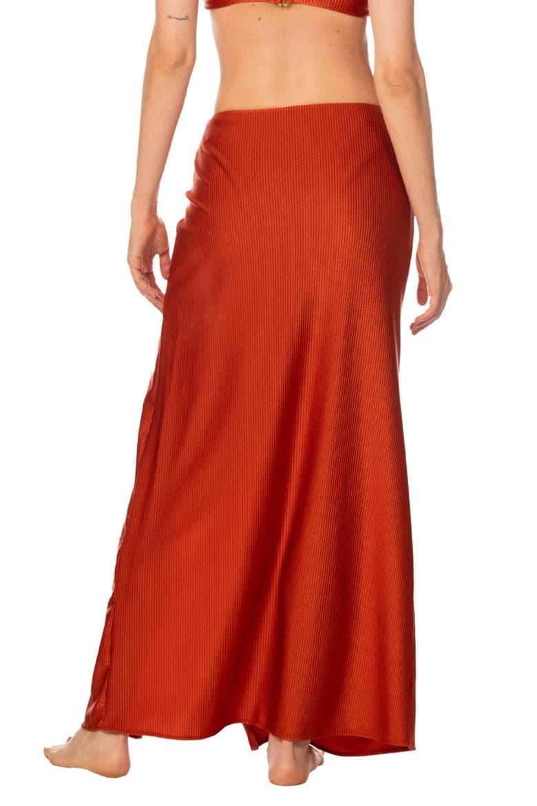 Sunset Bazaar Lea Maxi Skirt, Alternate, color, Terracota Rusty Copper
