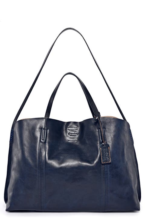 Forest Island Leather Tote Bag