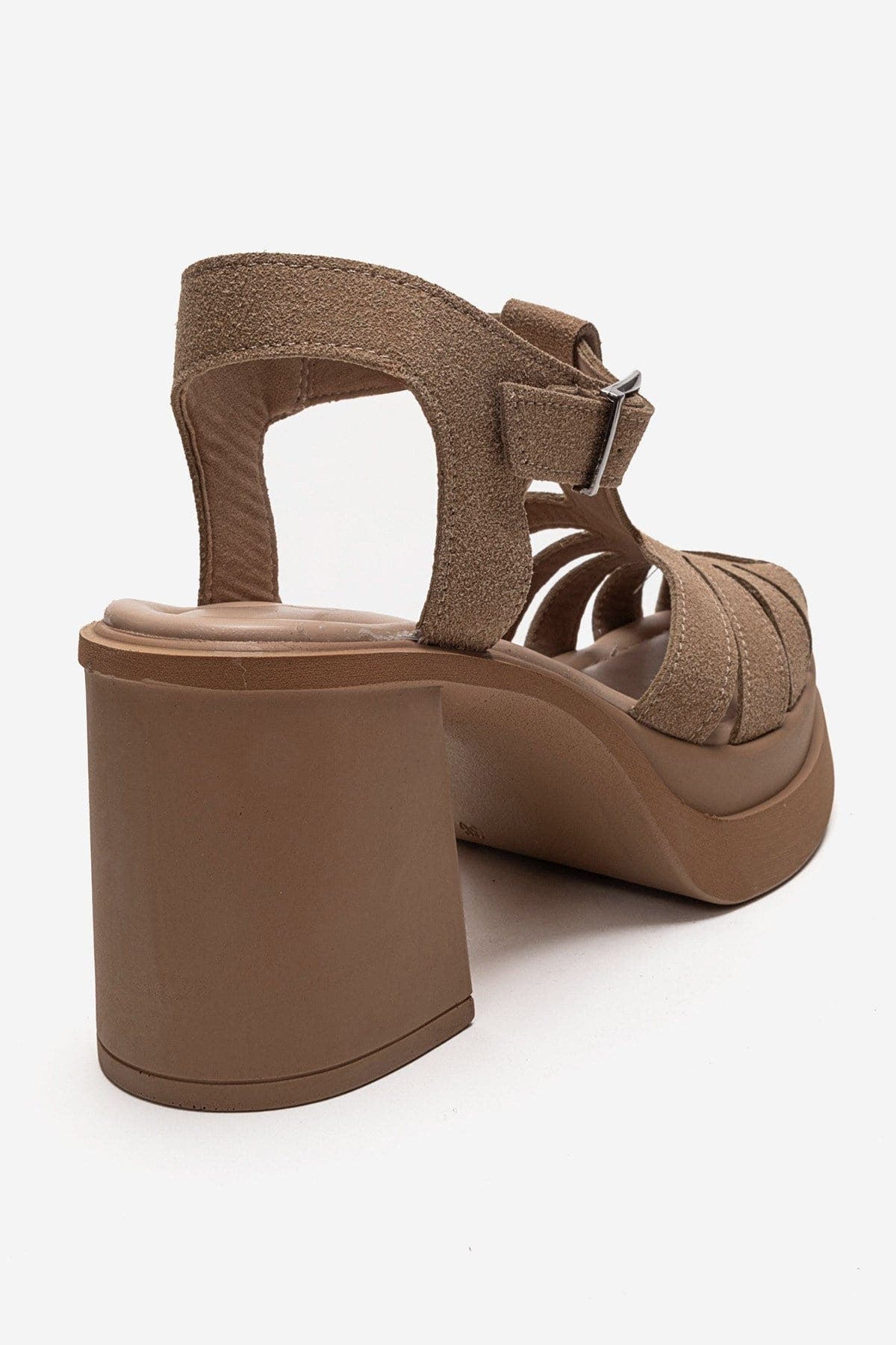 Rovena Platform Block Heel Sandal, Alternate, color, Cognac Suede