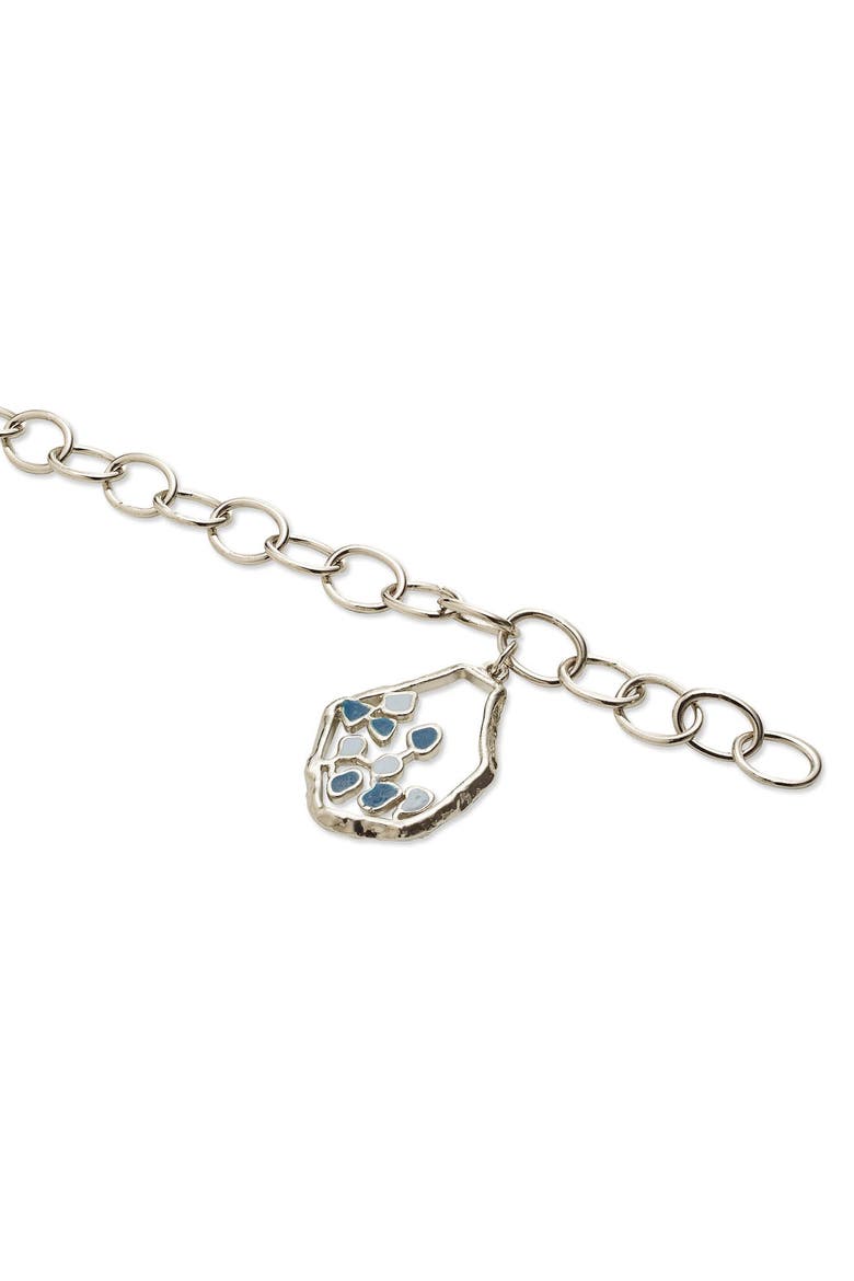 LAZA BRACELET, Alternate, color, White Rhodium Plated