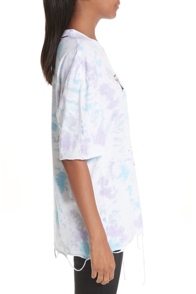 Truckin' Distressed Tee, Alternate, color, TYE DYE