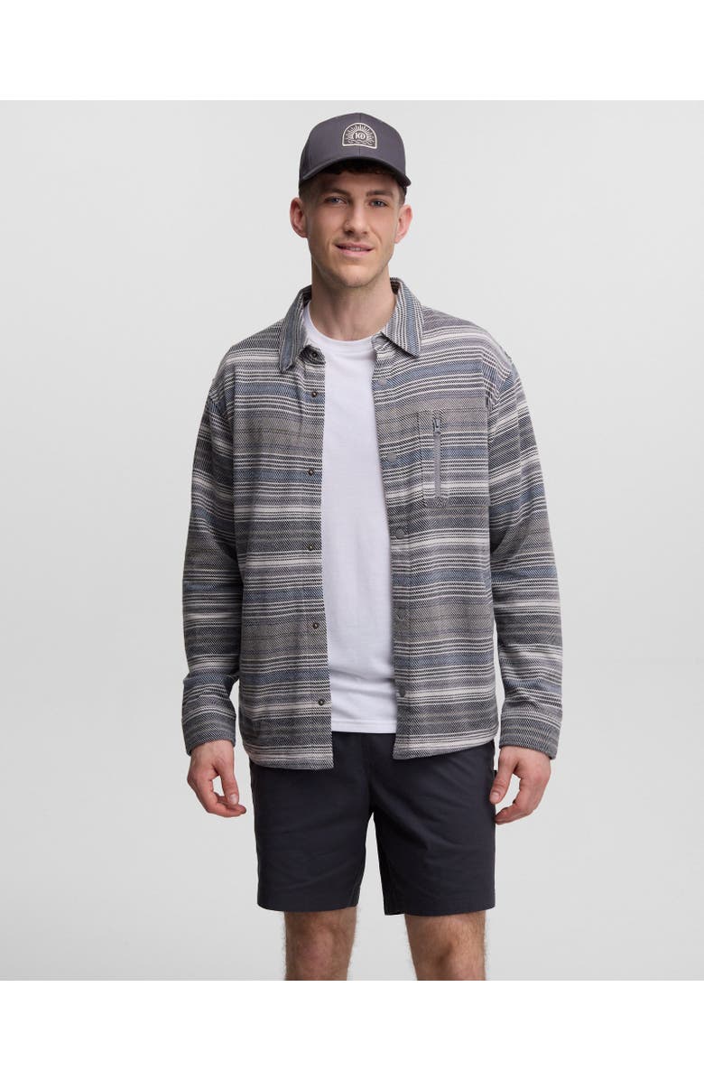 tentree Thompson Shacket, Main, color, Meteorite Black Multi Stripe