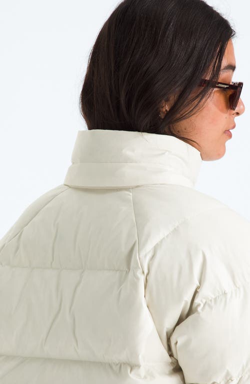 The North Face Hydrenalite™ Water Repellent 600 Fill Power Down Hooded Parka In White