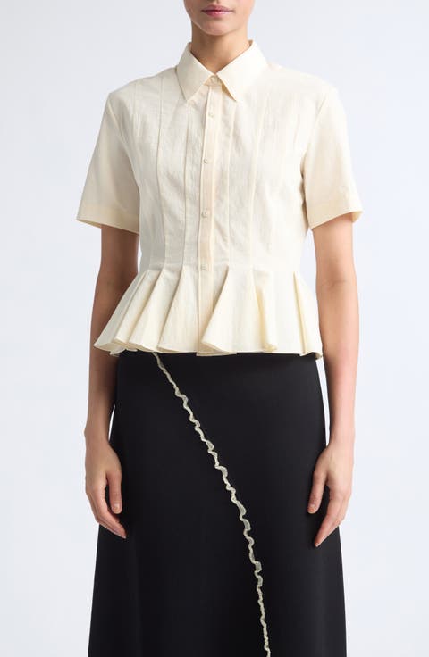 Lulu Cotton Button-Up Shirt
