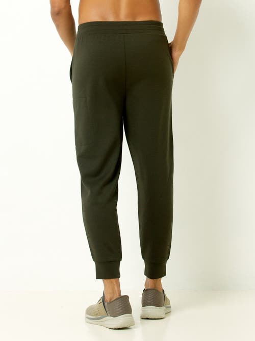 Single Stitch Classic Drawstring Jogger In Green