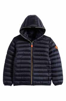 Save The Duck Kids' Iris Shiny Hooded Puffer Jacket
