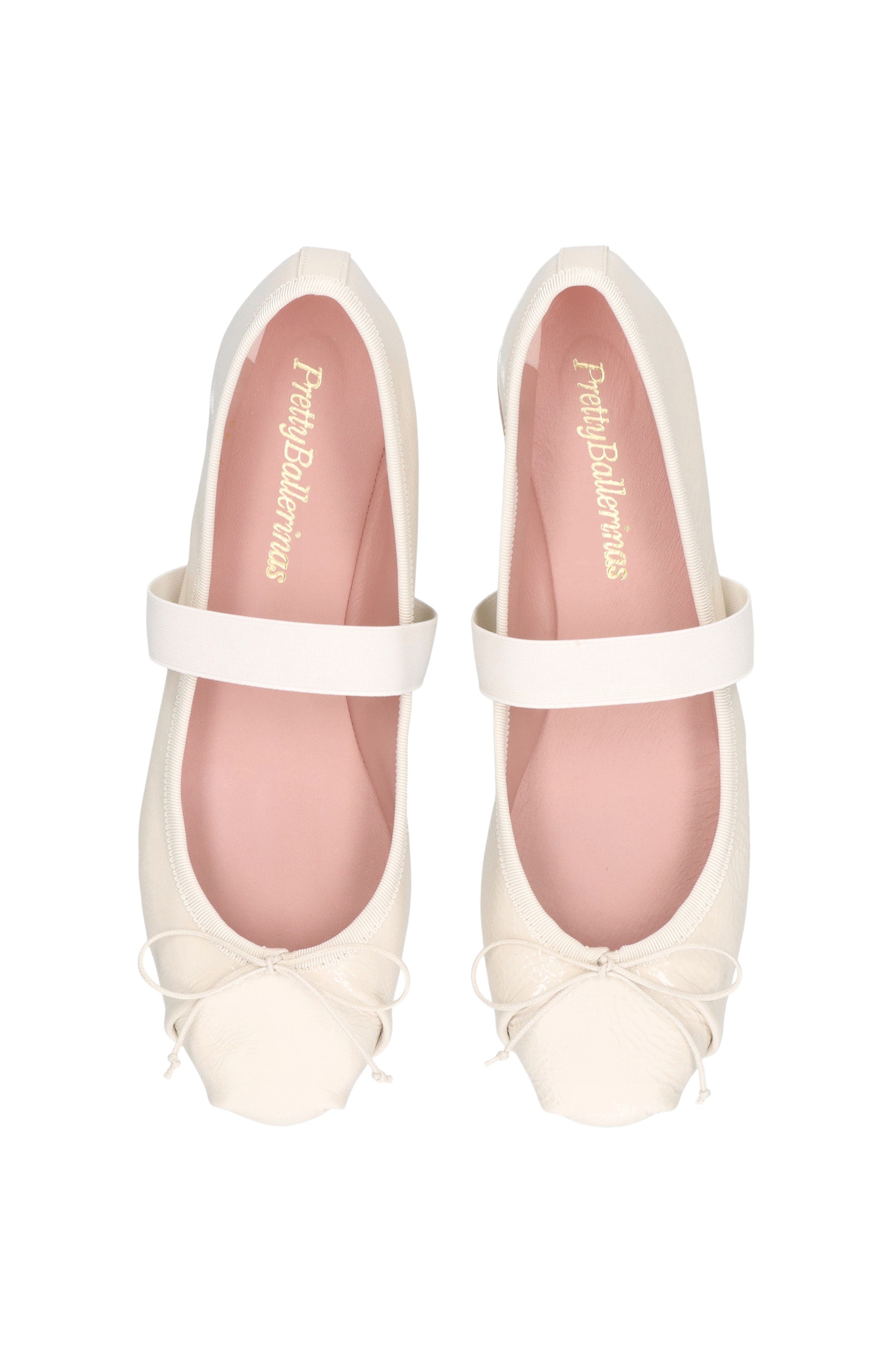 Pretty Ballerinas Round Toe Sacchetto Ballet Flat, Alternate, color, White