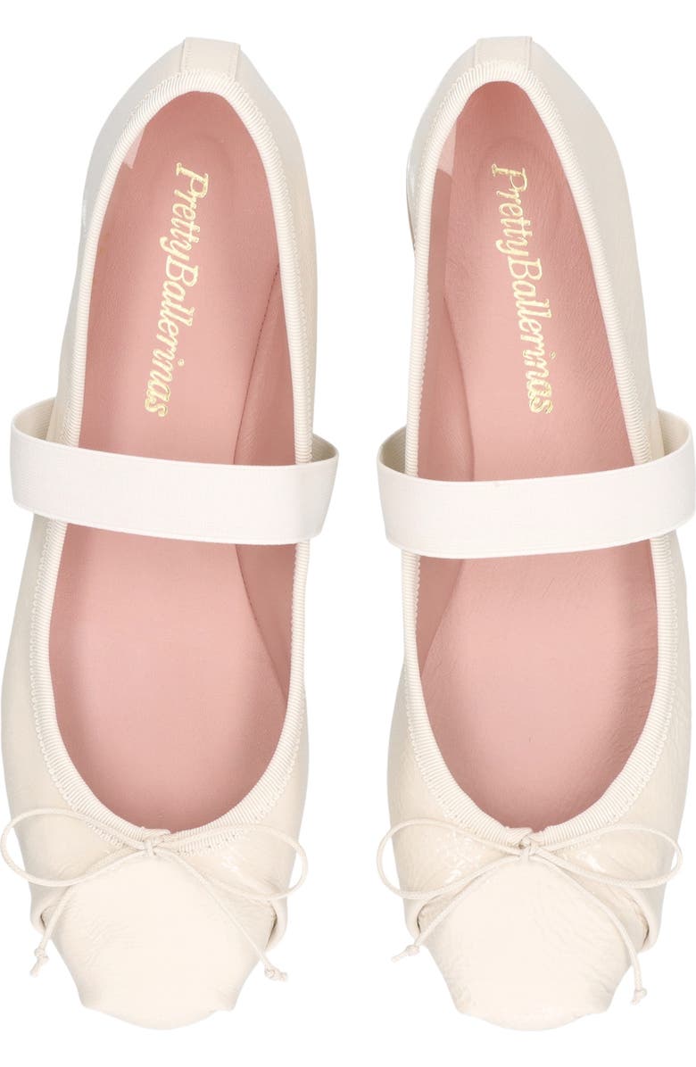 Pretty Ballerinas Round Toe Sacchetto Ballet Flat, Alternate, color, White