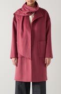 LK Bennett Gwen Merino Wool Scarf Coat
