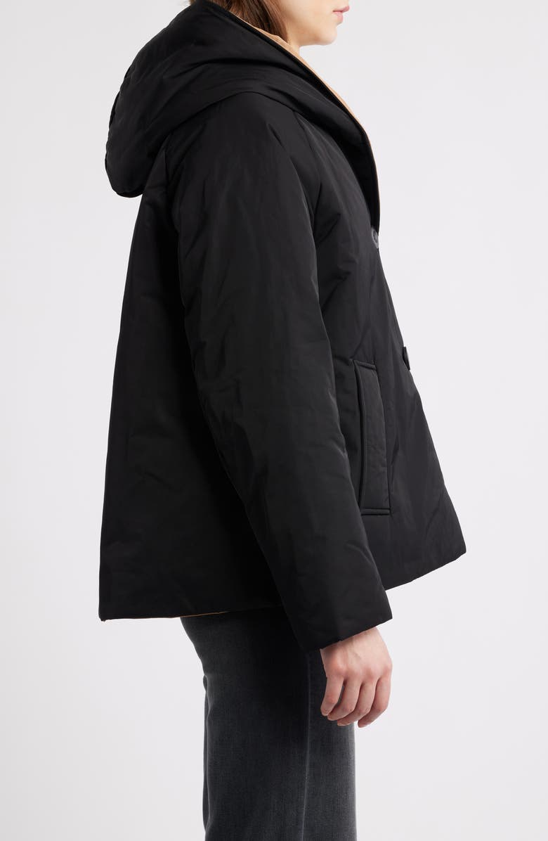 OOF WEAR Memory Nylon Water Repellent Reversible Jacket, Alternate, color, Black