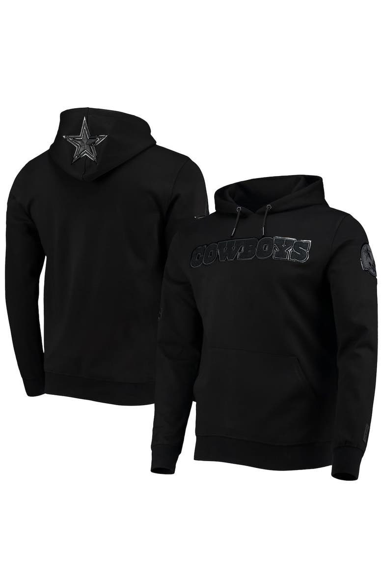 PRO STANDARD Men's Pro Standard Black Dallas Cowboys Team Logo Pullover Hoodie, Main, color,