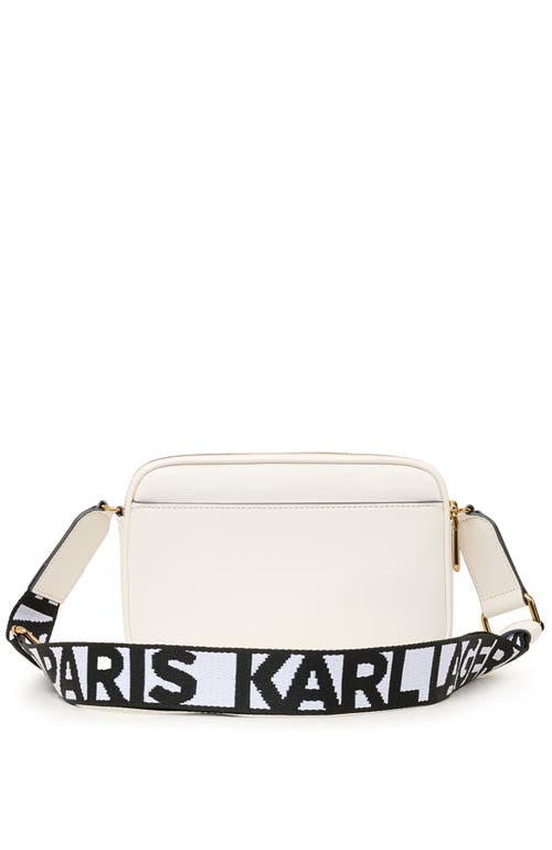 Shop Karl Lagerfeld Paris Maybelle Crossbody In Multi/white