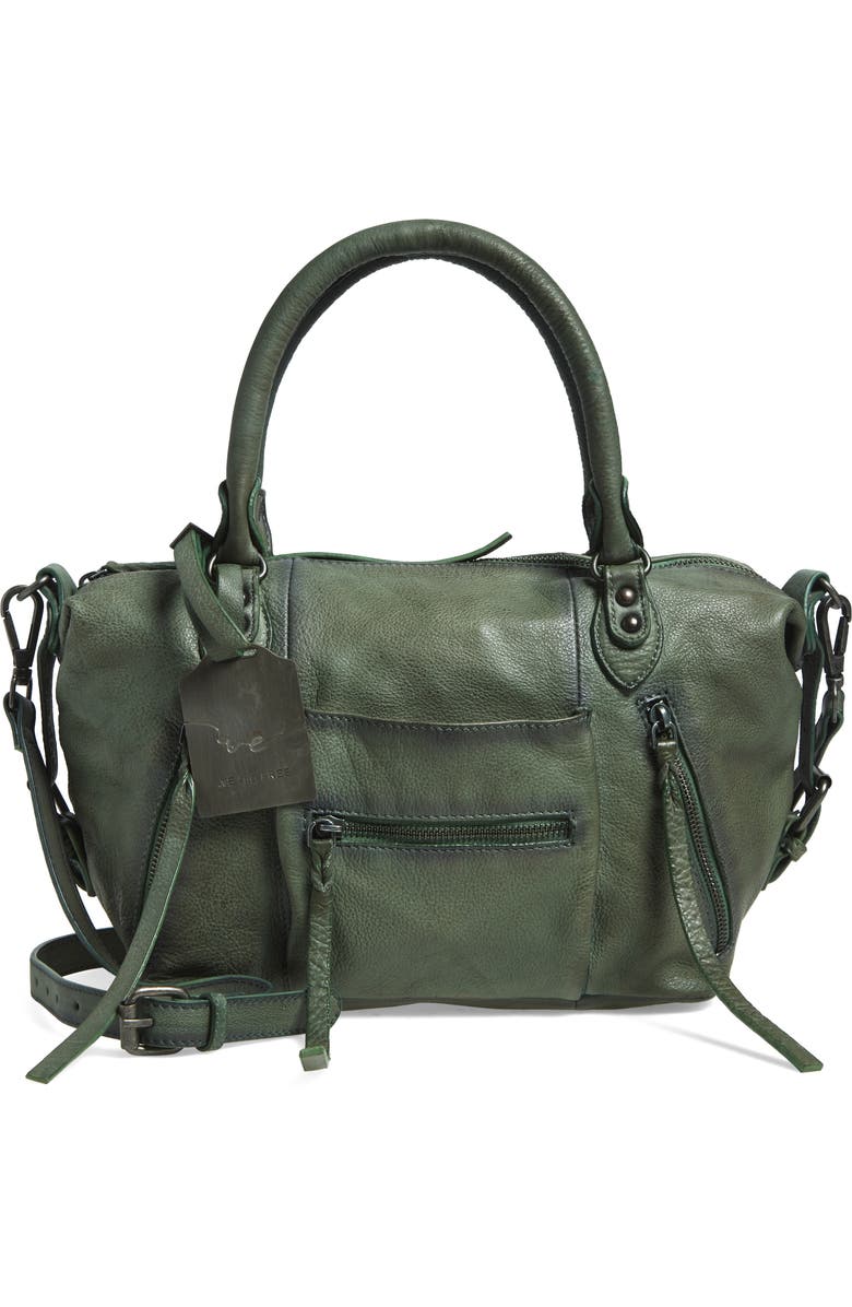 Free People We The Free Baby Emerson Leather Tote, Main, color, Secret Sage