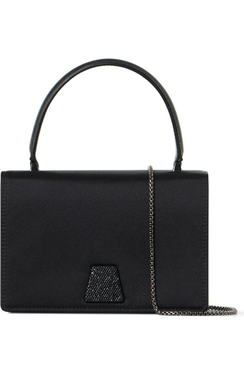 Akris Mini Alice Top Handle Bag, Main, color, Black