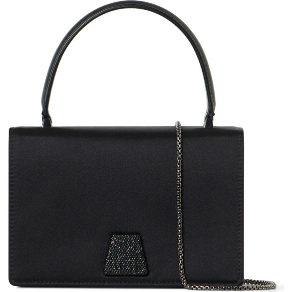 Akris Mini Alice Top Handle Bag In Black