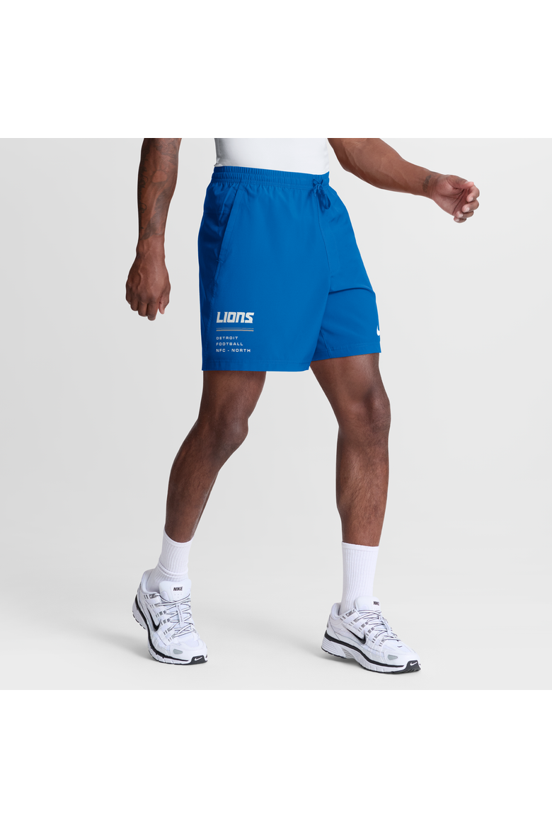 Men's Nike Blue Detroit Lions Form Dri-FIT Shorts, Main, color, Blue