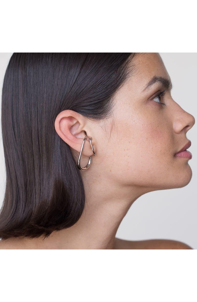 Outofoffice London Silver Ear Cuff, Alternate, color, Silver