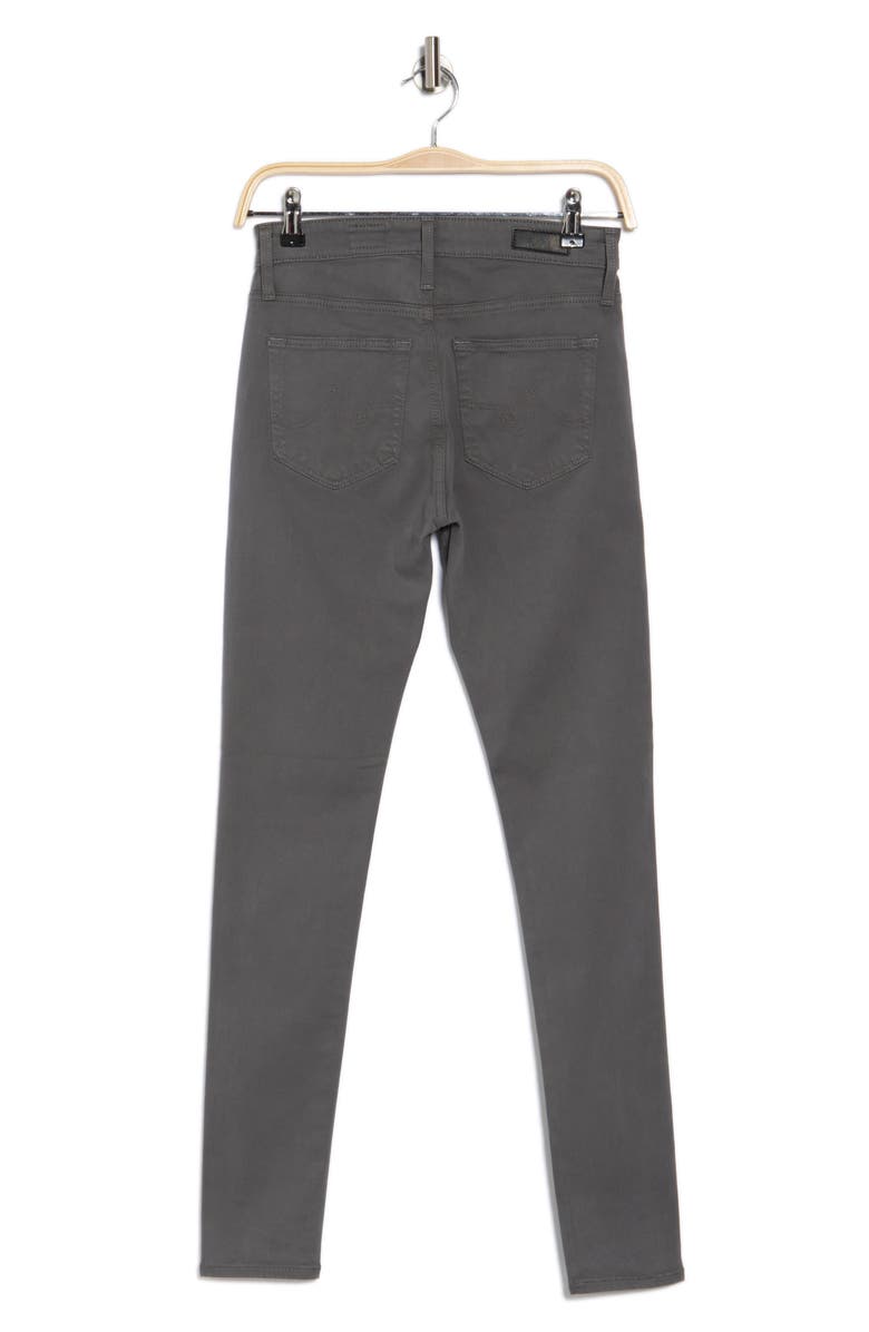 AG Farrah High Waist Coated Skinny Jeans, Alternate, color, Folkestone Grey