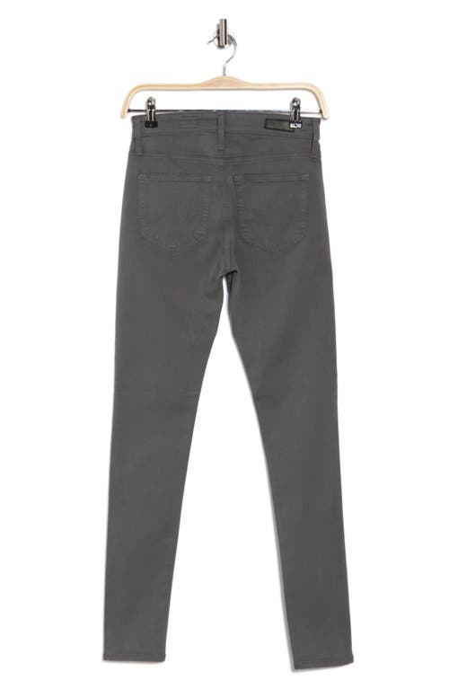 Ag Farrah High Waist Coated Skinny Jeans In Folkestone Grey