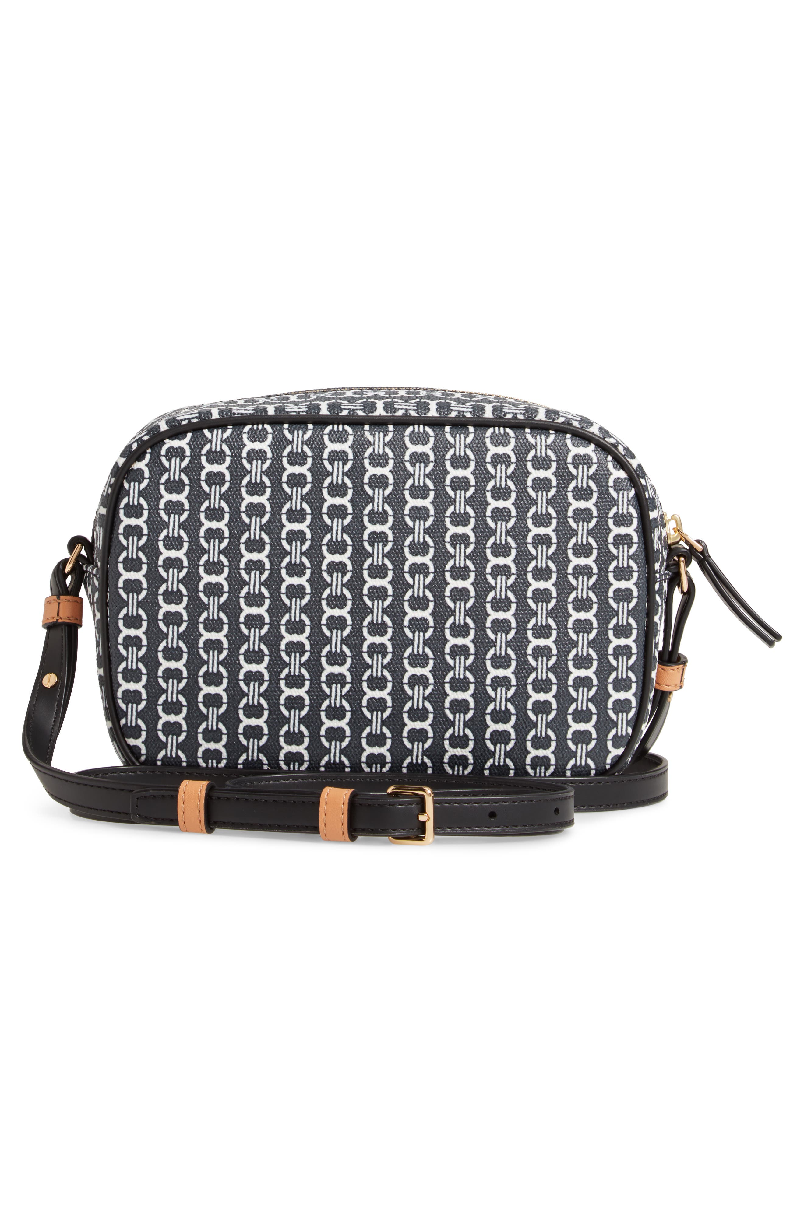 Tory Burch Gemini Link Canvas Camera Bag, Alternate, color, 