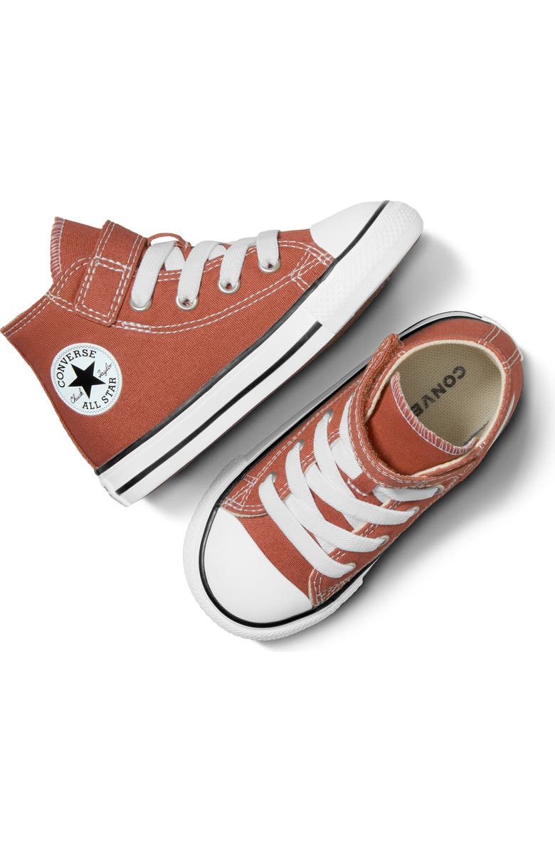 Converse Kids' Chuck Taylor<sup>®</sup> All Star<sup>®</sup> 1V High Top Sneaker, Alternate, color, In A Nutshell/White/Black