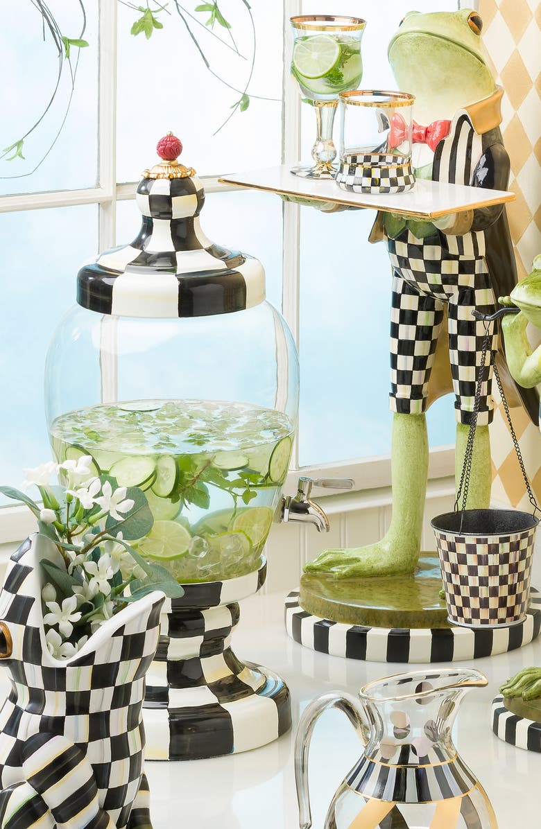 MACKENZIE CHILDS Fergal The Frog Butler Figurine, Alternate, color, Multi