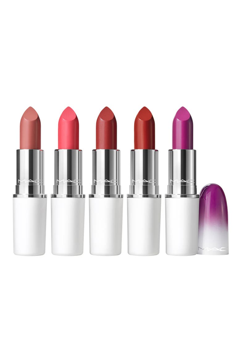 Frostbitten Kiss Full-Size Lustreglass Lipstick Set $130 Value, Main, color, NO COLOR