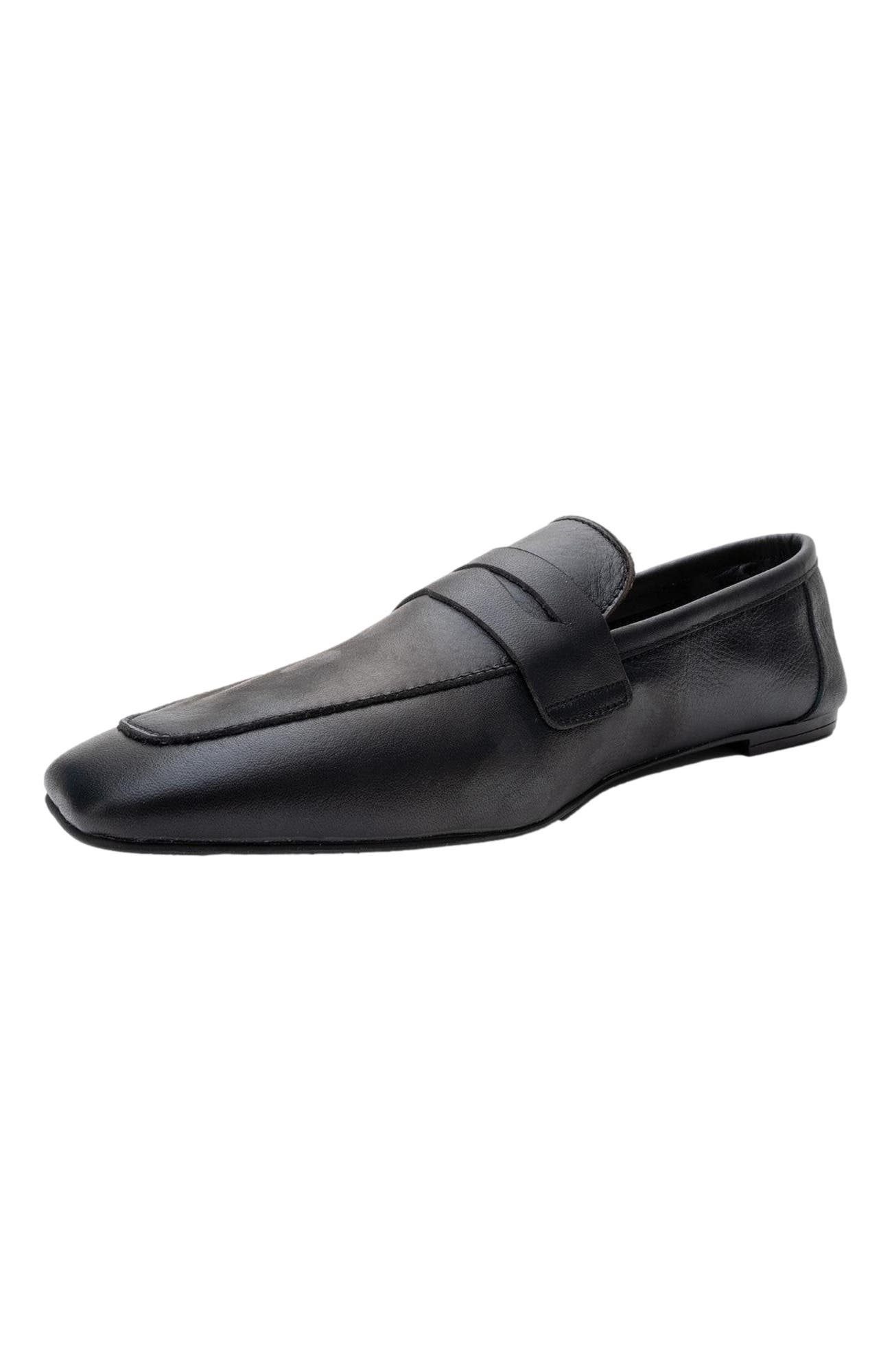Forever & Always Shoes Morne Leather Loafers, Alternate, color, Black Leather