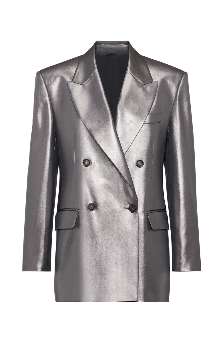 Brunello Cucinelli Lamé blazer, Main, color,