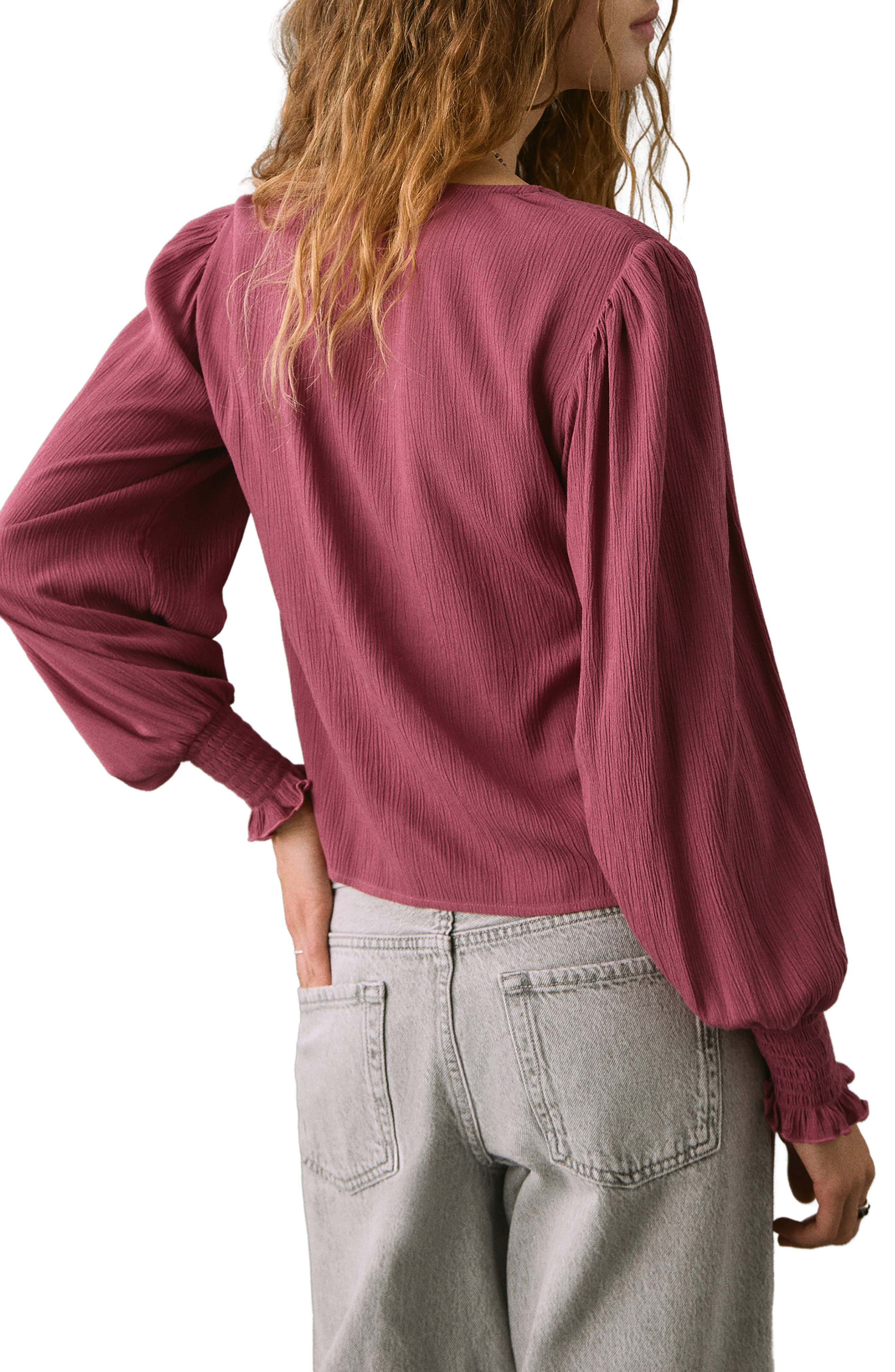 Smocked Flowy Top - image 4