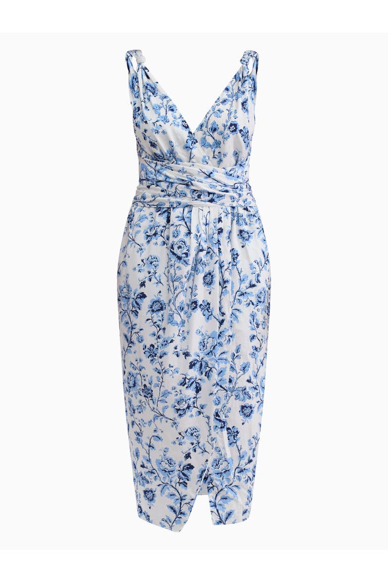 Emelia Printed Dress, Alternate, color, Alaskan Blue Multi