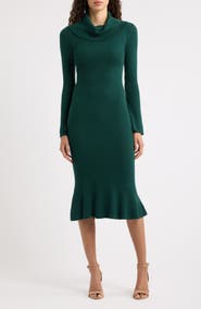 Elie Tahari Lucia Merino Wool Sweater Dress