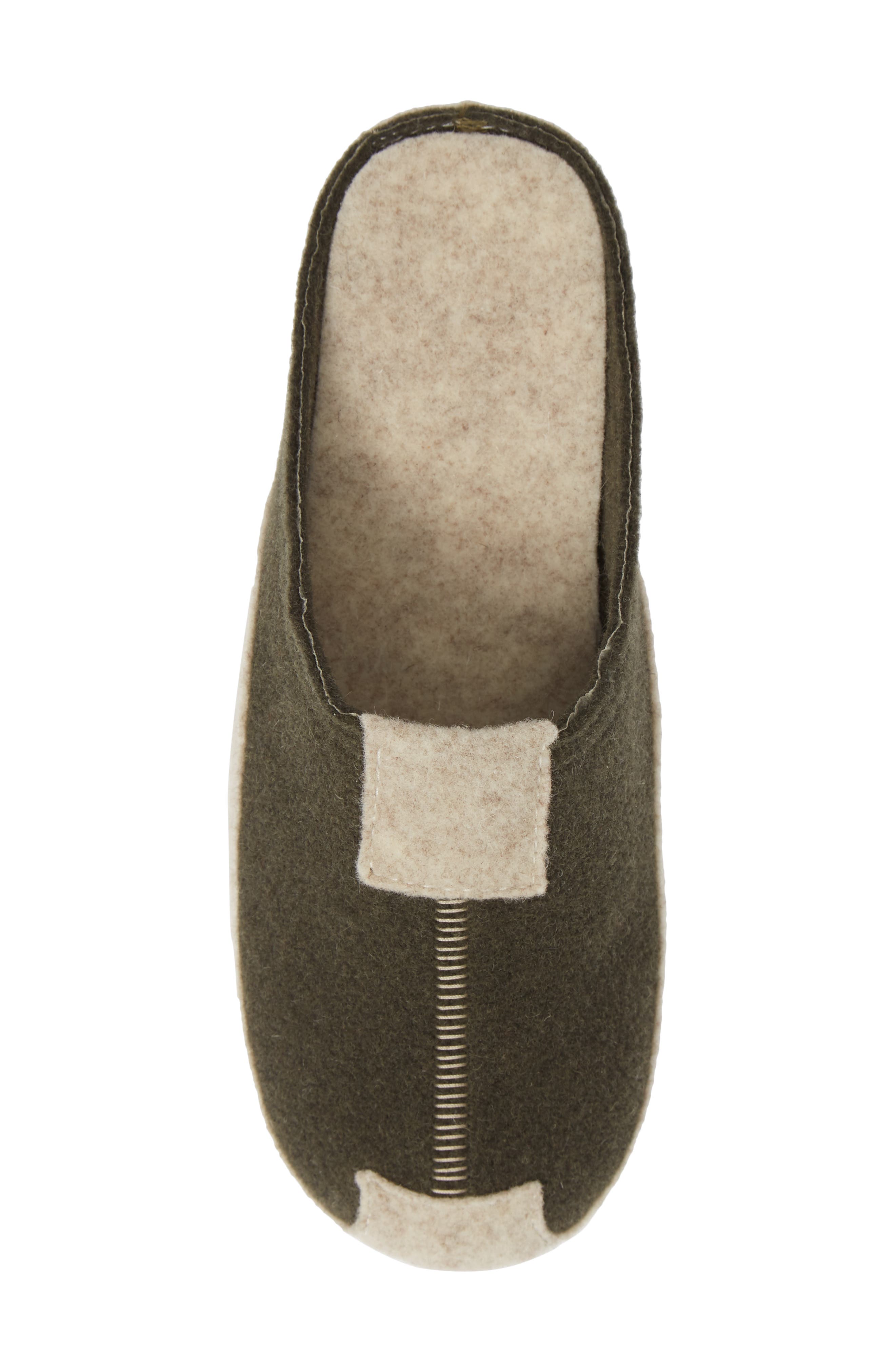 Jade Wedge Slipper, Alternate, color, PINE WOOL