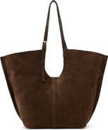 AllSaints Ara East West Suede Tote