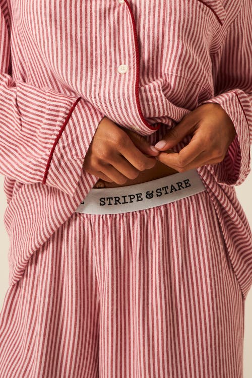 STRIPE & STARE STRIPE & STARE ECOVERO PYJAMA BOTTOMS 