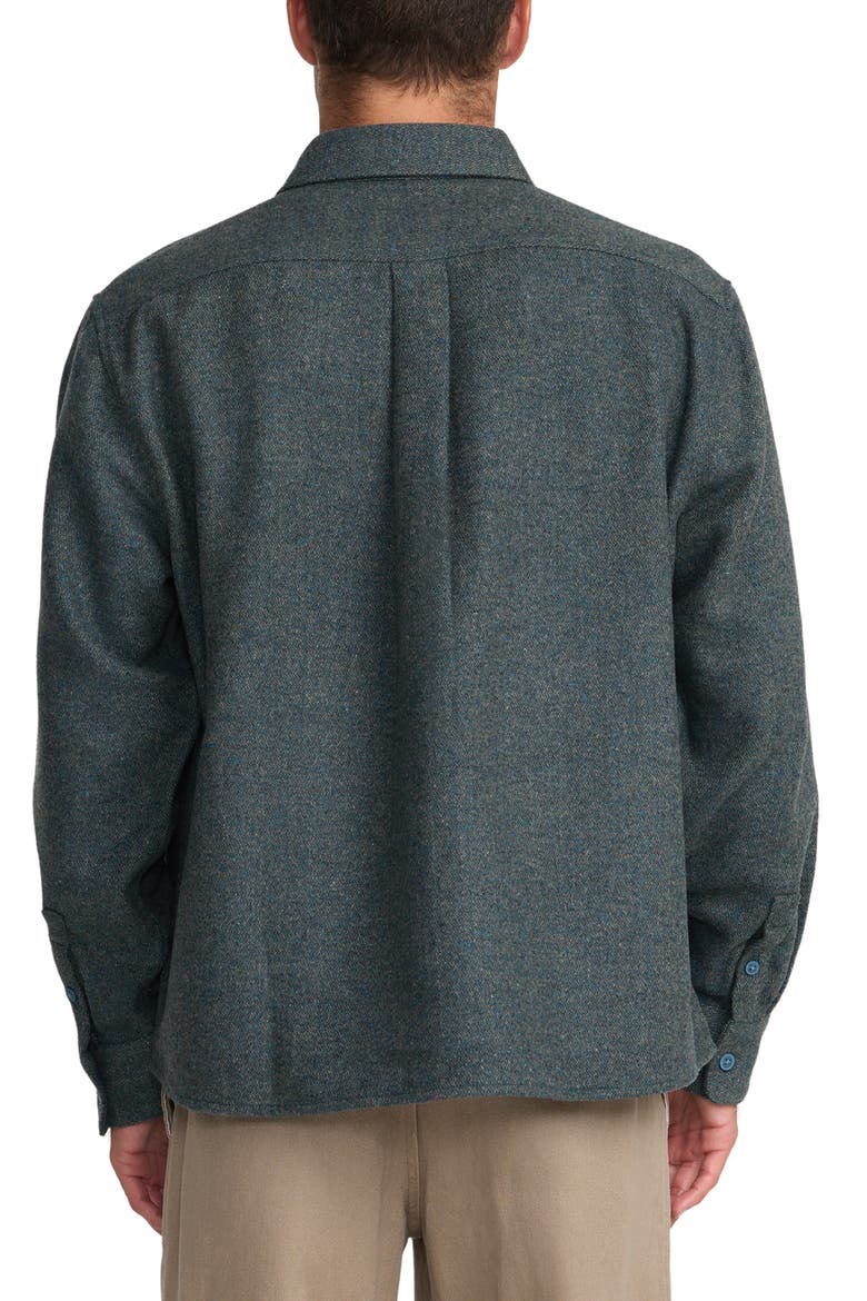 Dayshift Flannel Button-Up Shirt, Alternate, color, DUCK BLUE